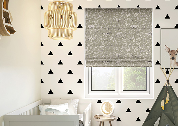 Rajah, Moss - Roman Blind - Image 3